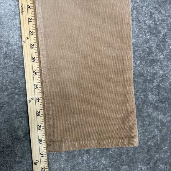 NWT Talbots Pants Women's 14 Beige Corduroy Straight Leg Flawless Five Pocket - Picture 7 of 8